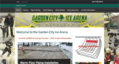 Desktop Screenshot of gcicearena.com